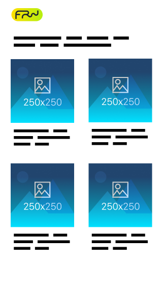 Modular examples wireframe
